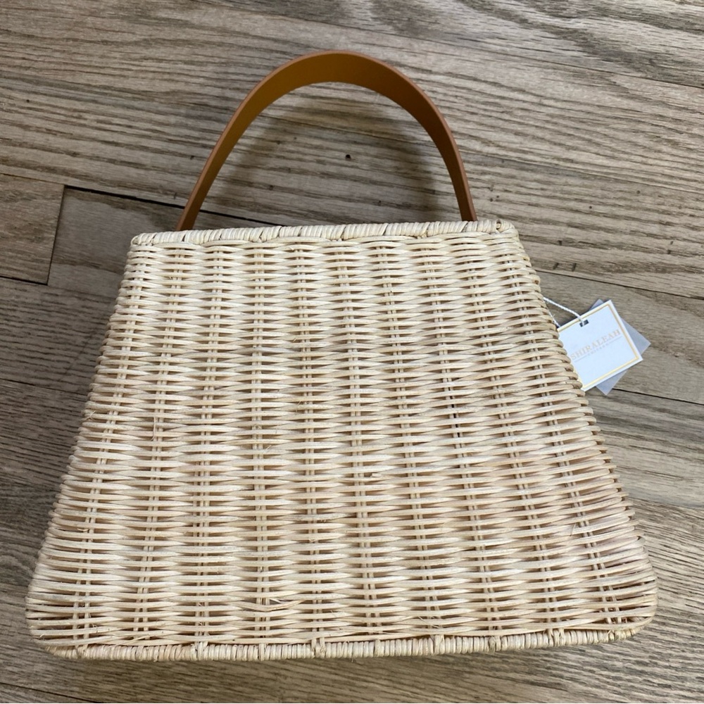 NWT Shiraleah Chicago Corsica Natural Bag - NO CROSSBODY STRAP